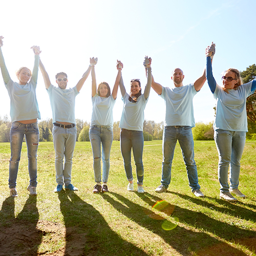 group of fundraisers