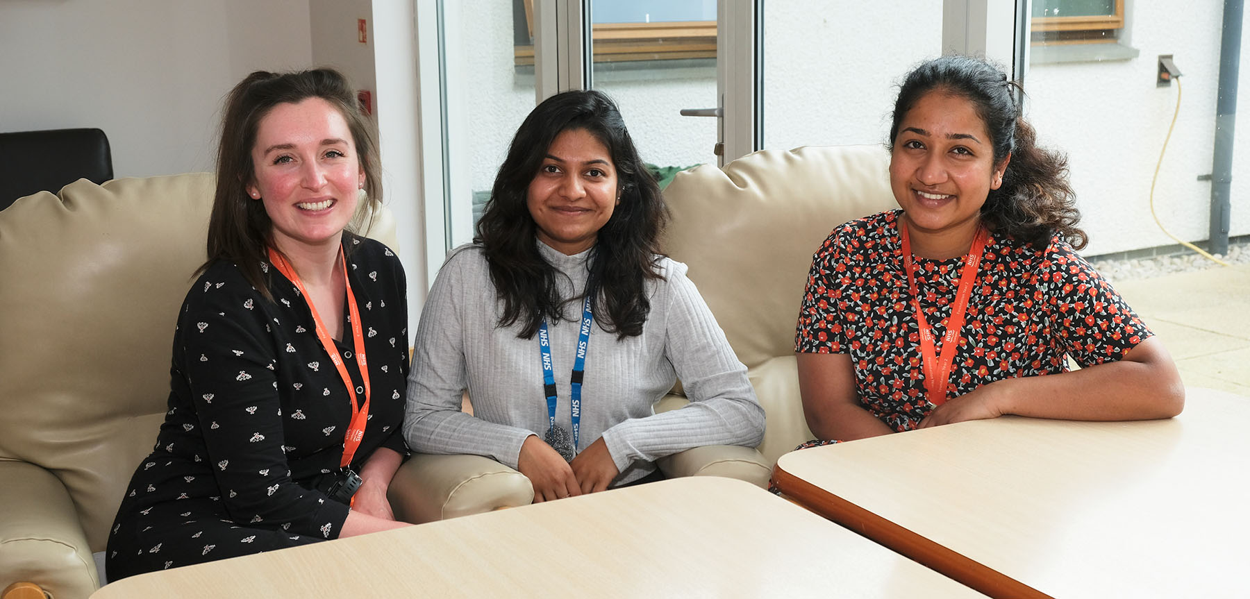 Three members of the medical team at Roxburghe House Aberdeen